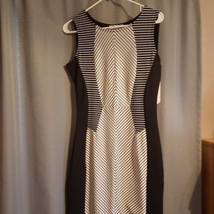 Black and white dress